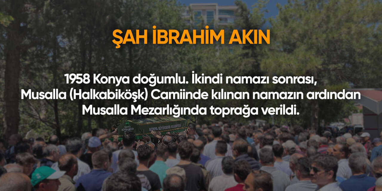 Konya'da bugün vefat edenler | 3 Şubat 2026 10